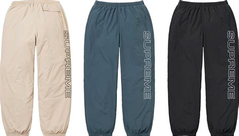 supreme track pants replica|supreme skate pants.